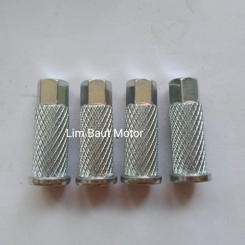 Lim Baut Motor mur head rxking ( 4 biji + ring tembaga)