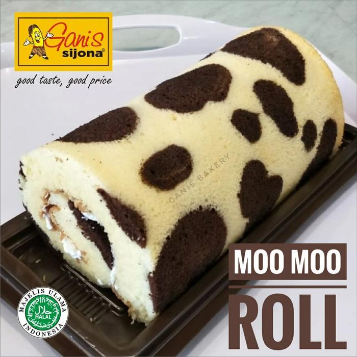 Moo Moo Roll Cake vanilla Bolu Gulung