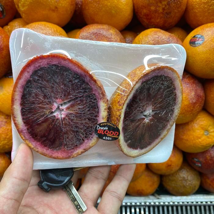Jeruk sunkist Blood orange australia | jeruk Drakula Blood Dalam merah