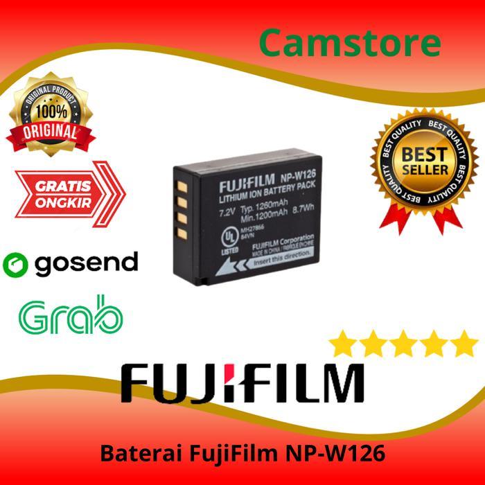 Baterai FujiFilm NP-W126 For Fuji XA3/XA5/XA7/XT10/XT20/XT30/XT100