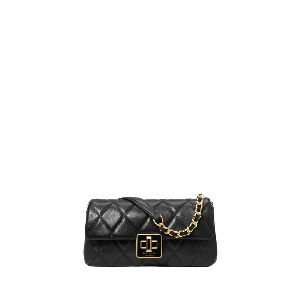 KATE SPADE Carey Quilted Mini Crossbody Black