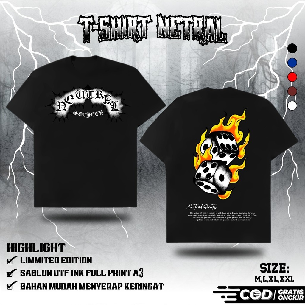 KAOS NETRAL NETRAL SOCIETY -  KAOS NETRAL TERBARU - KAOS NETRAL BROTHERHOOD - KAOS NETRAL SIMPEL - K