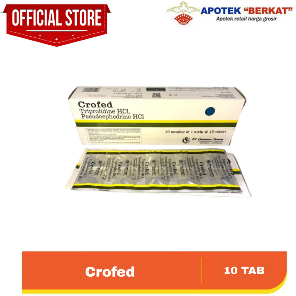 crofed 10 tab obat pilek