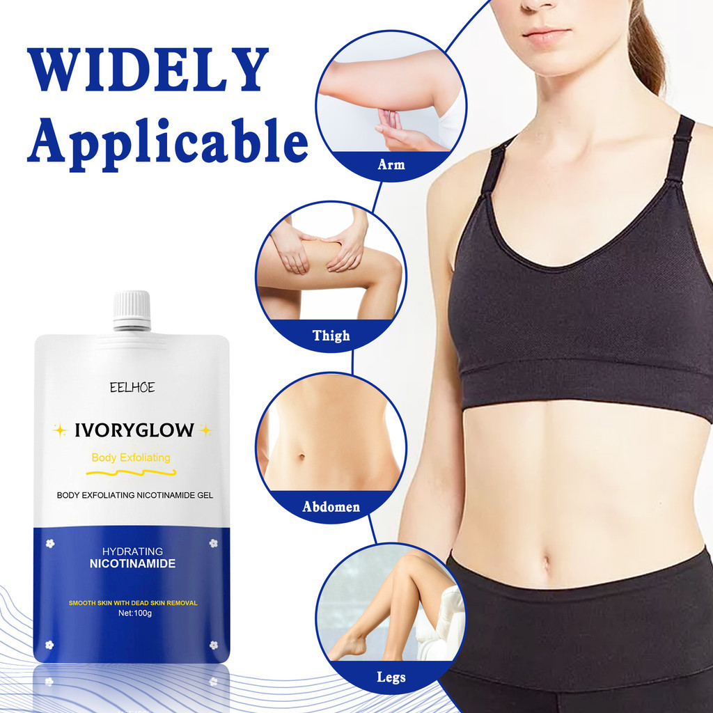 EELHOE Gel Pengelupas Kulit 100g  Pengelupasan kulit badan Pengelupas Kulit Mengurangi Bintik Hitam 