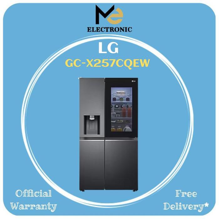 Promo Kulkas Tok Tok LG GCX257CQEW 674 Liter LG GC-X257CQEW Kulkas Side by Side