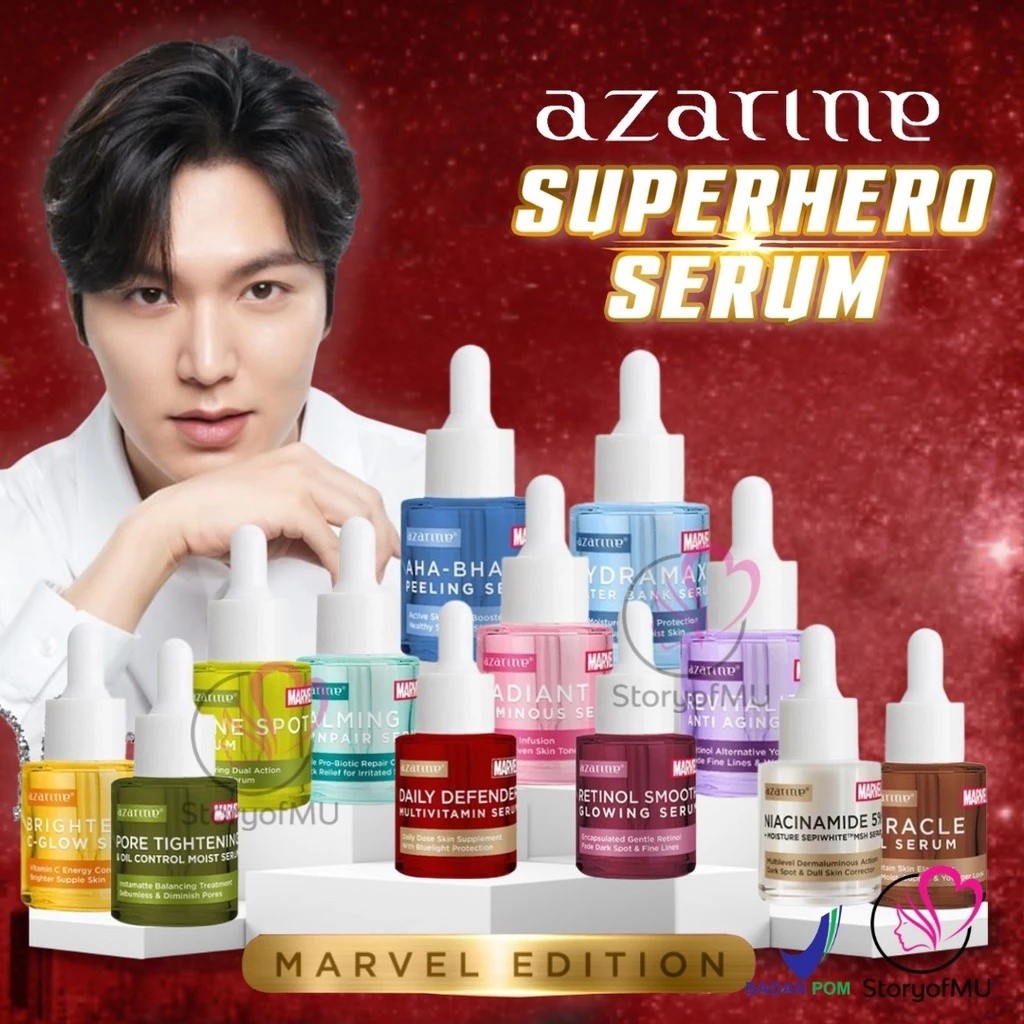 Azarine Serum Superhero Marvel Series | Azarine New Serum series 20ml | Azarine Superhero Serum | Az