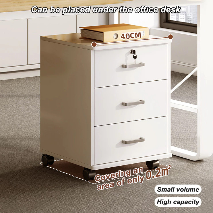 Meja Nakas bedside Table dengan kunci Lemari Laci Penyimpanan Meja Nakas kayu Meja Kamar Nakas porta