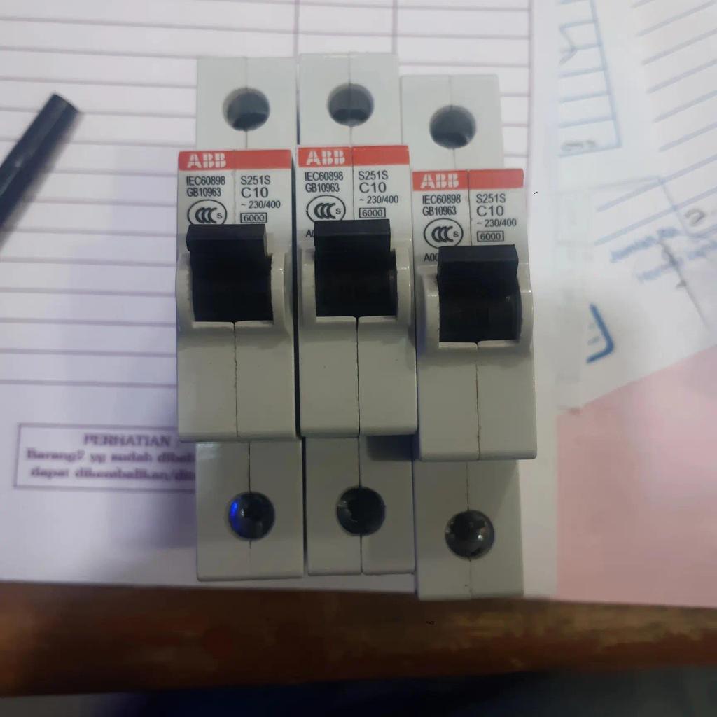 Mcb 1P 10A ABB Mcb 1 Phase 10A ABB