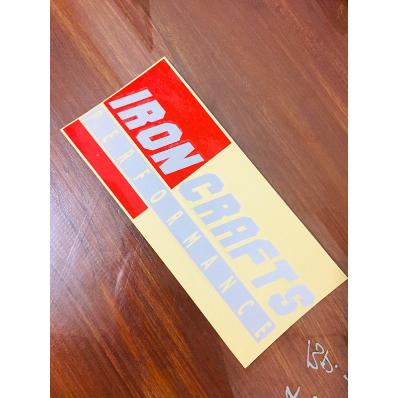 stiker  ironcrafts