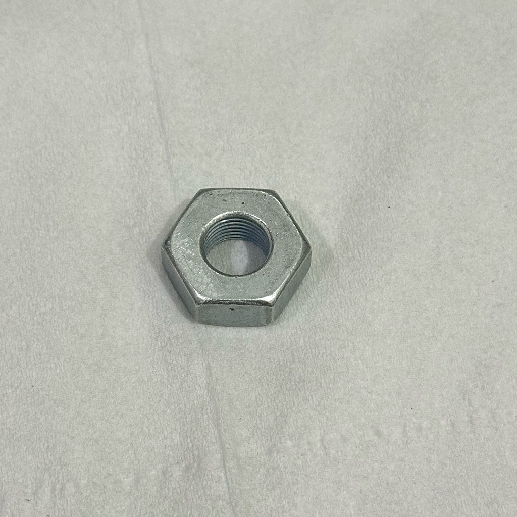 terlaris NUTS MUR M10 Drat HALUS 1.0 m10X1.0 KUNCI 19 MUR KOPLING KRUKAS MESIN DSBori