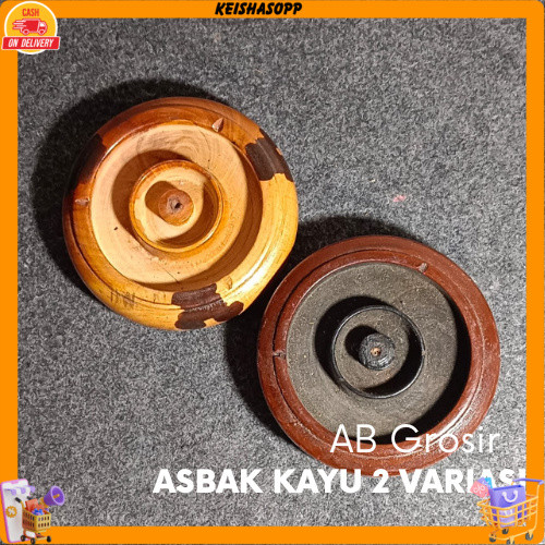 Asbak kayu 2 variasi , asbak kayu pinus murah asbak sovenir KSP