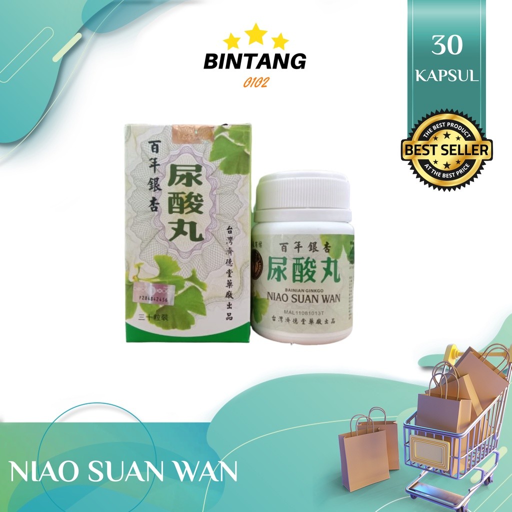( ORIGINAL BPOM ASLI JAMINANN ) Bainian Niao suan wan