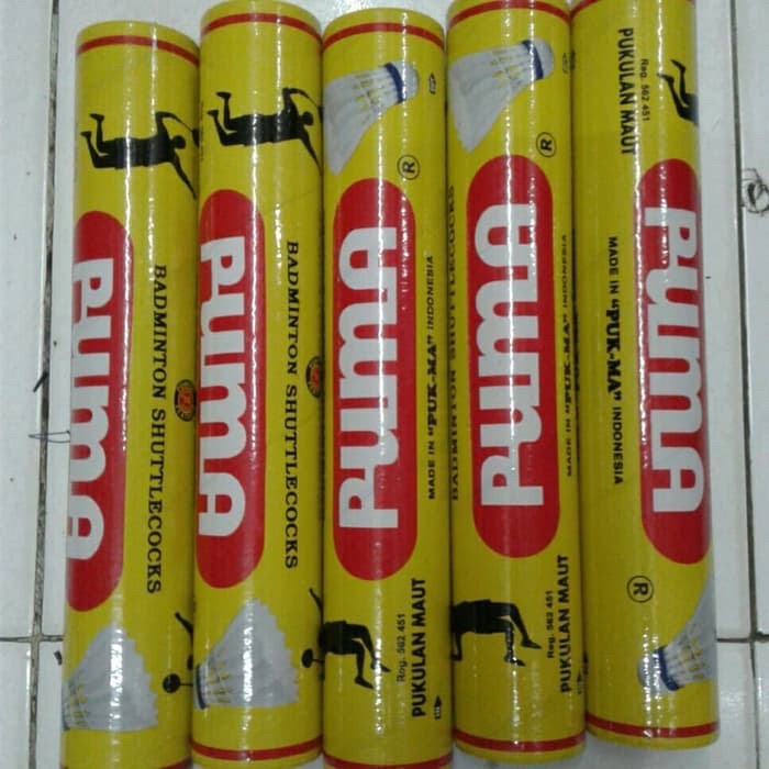 Shuttlecock kok puma kuning ORIGINAL