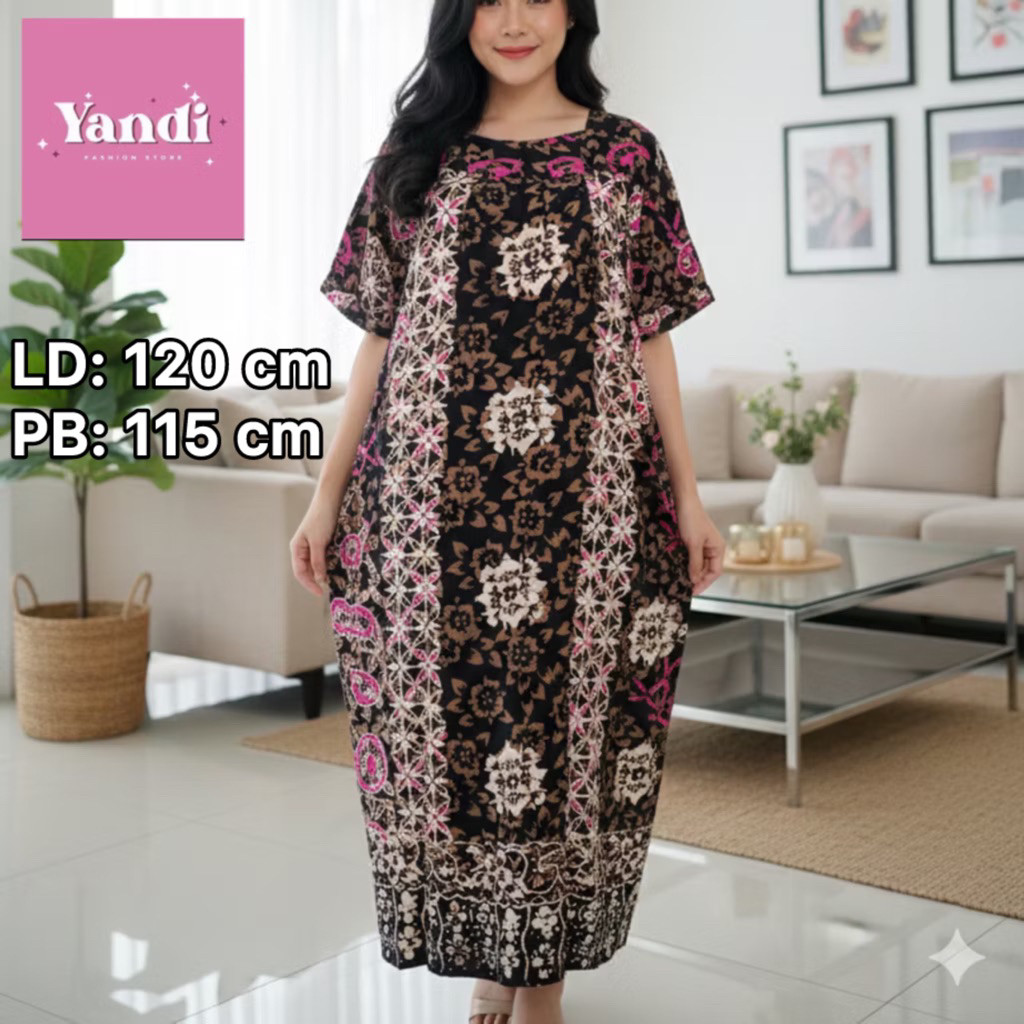 WIDHISTORE Daster Bl Solo Ori Batik Cetak Model Sikak LD 120 CM