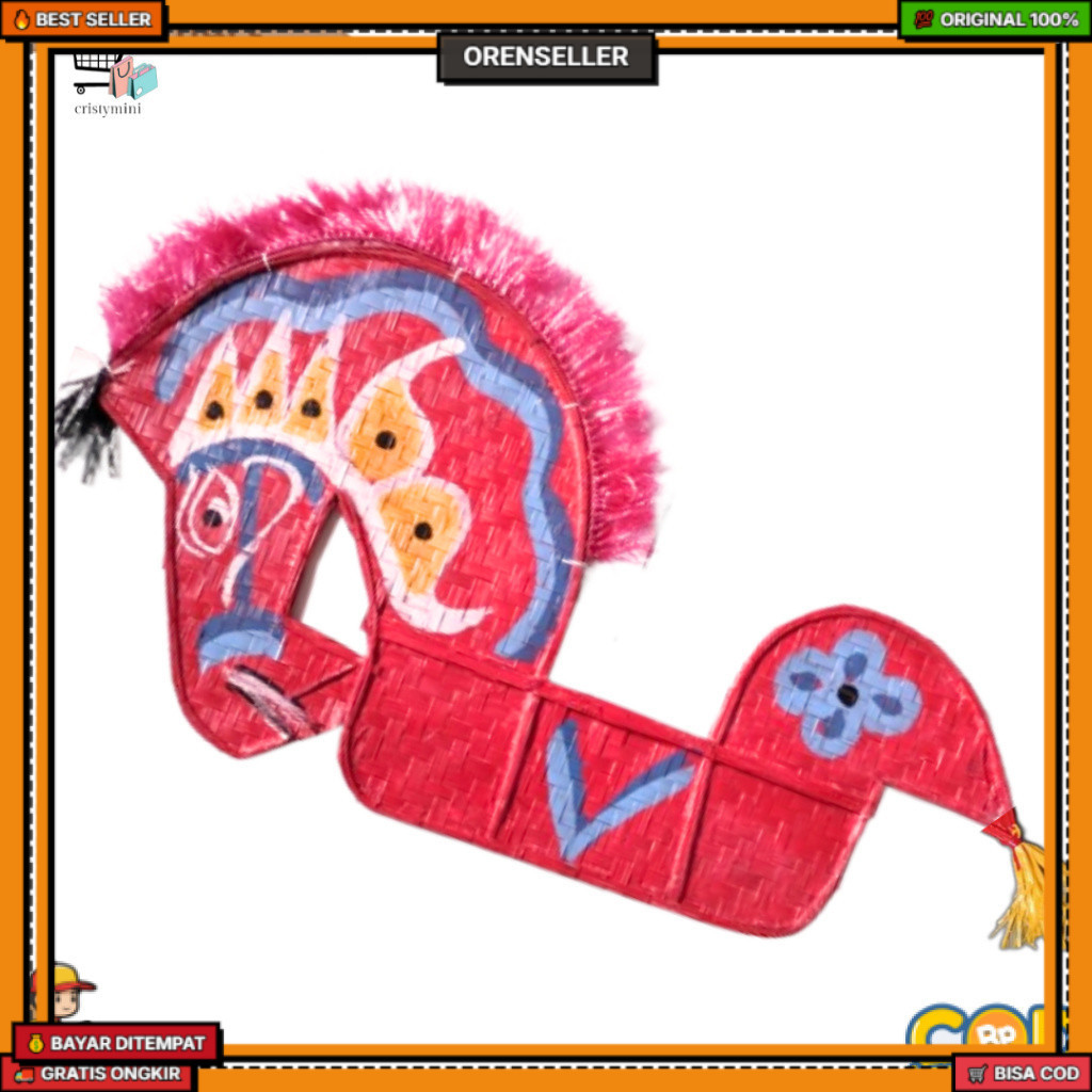 TERBARU PROMO JARAN KEPANG BESAR / JARANAN REOG / Kuda Kepang Lumping Besar Jaranan 80cm / JARANAN D