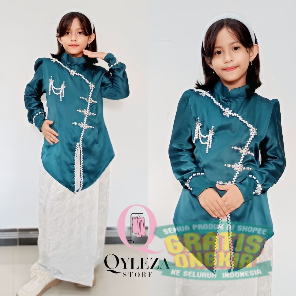 ZAHSY SETELAN KURUNG MELAYU ANAK PEREMPUAN BAJU KURUNG MALAYSIA ANAK/ pakaian perempuan anak lainnya