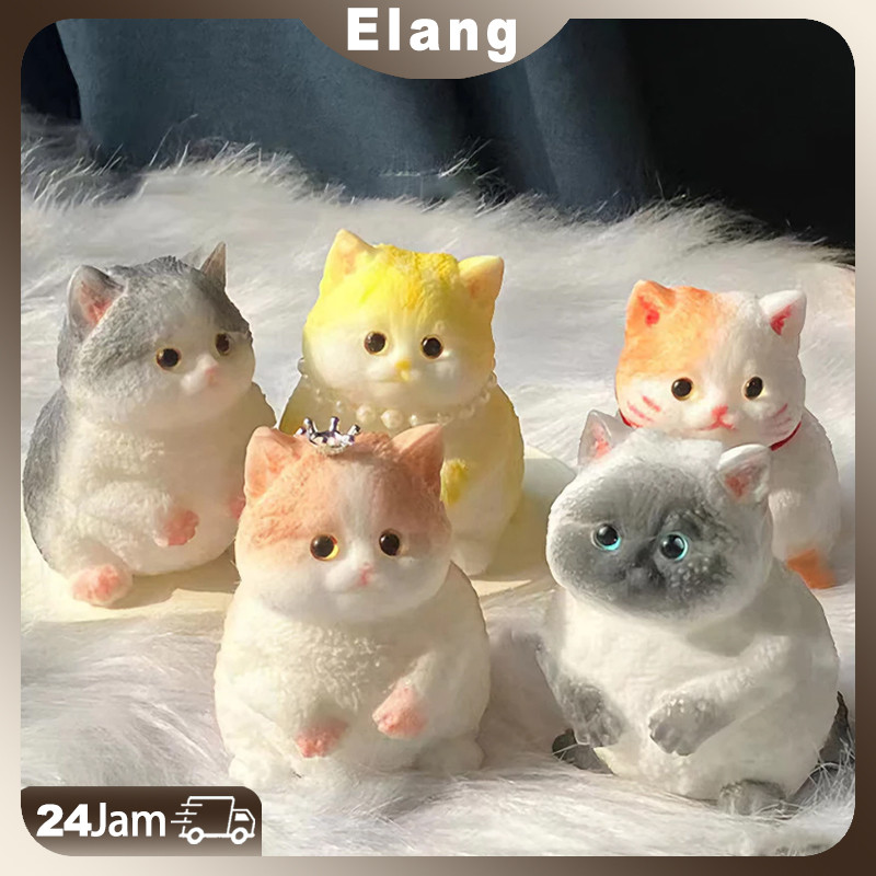Squishy Squishy Kucing Lembut Mainan Stress Pencet Anak Dekompresi Kucing Anti Squishy Jumbo Lucu Ma