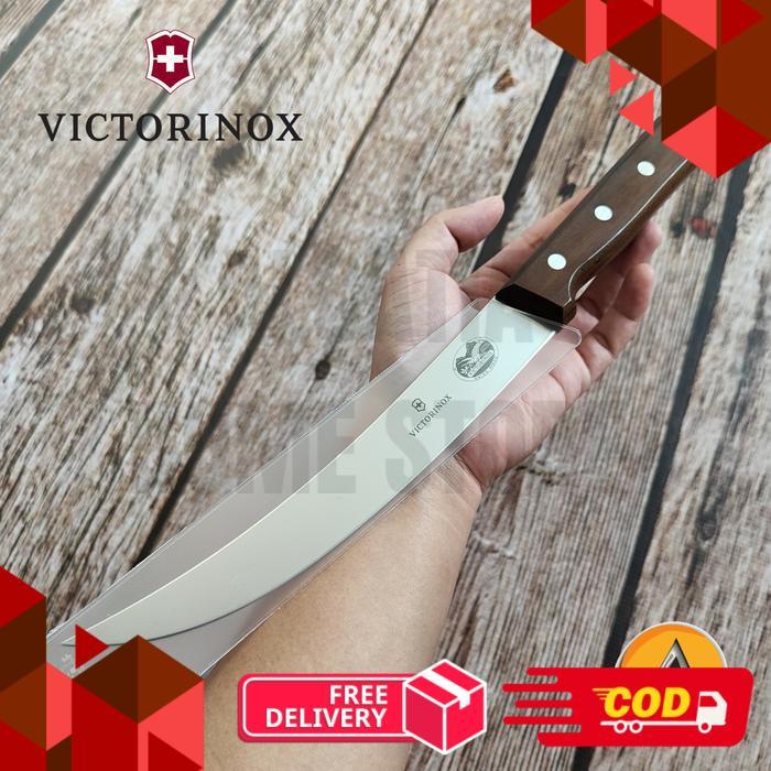 Butcher knife pisau sembelih victorinox rosewood 20 cm 5.7200.20RAD - TANPA SARUNG -alca