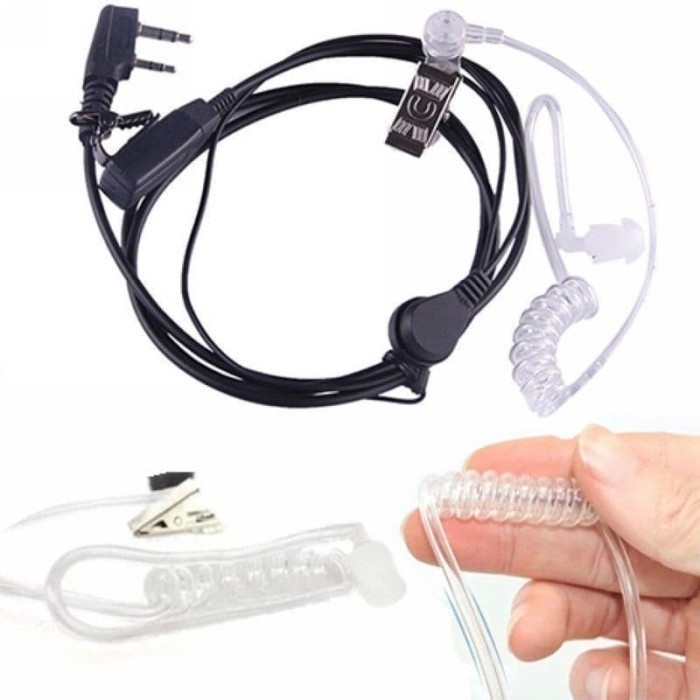Headset Handsfree FBI Walkie Talkie HT Taffware Earphone FBI