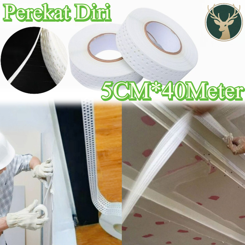 5CM*40Meter/Roll PVC Corner Bead/ Corner Bead Sudut Dalam Luar Sudutan Tembok/ Sudutan Tembok PVC Co
