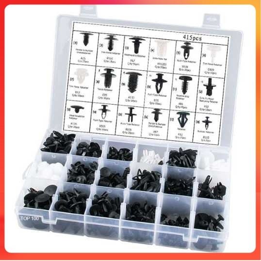 Baut Rivet Mobil Universal Snap Joint Clips 415 PCS LM