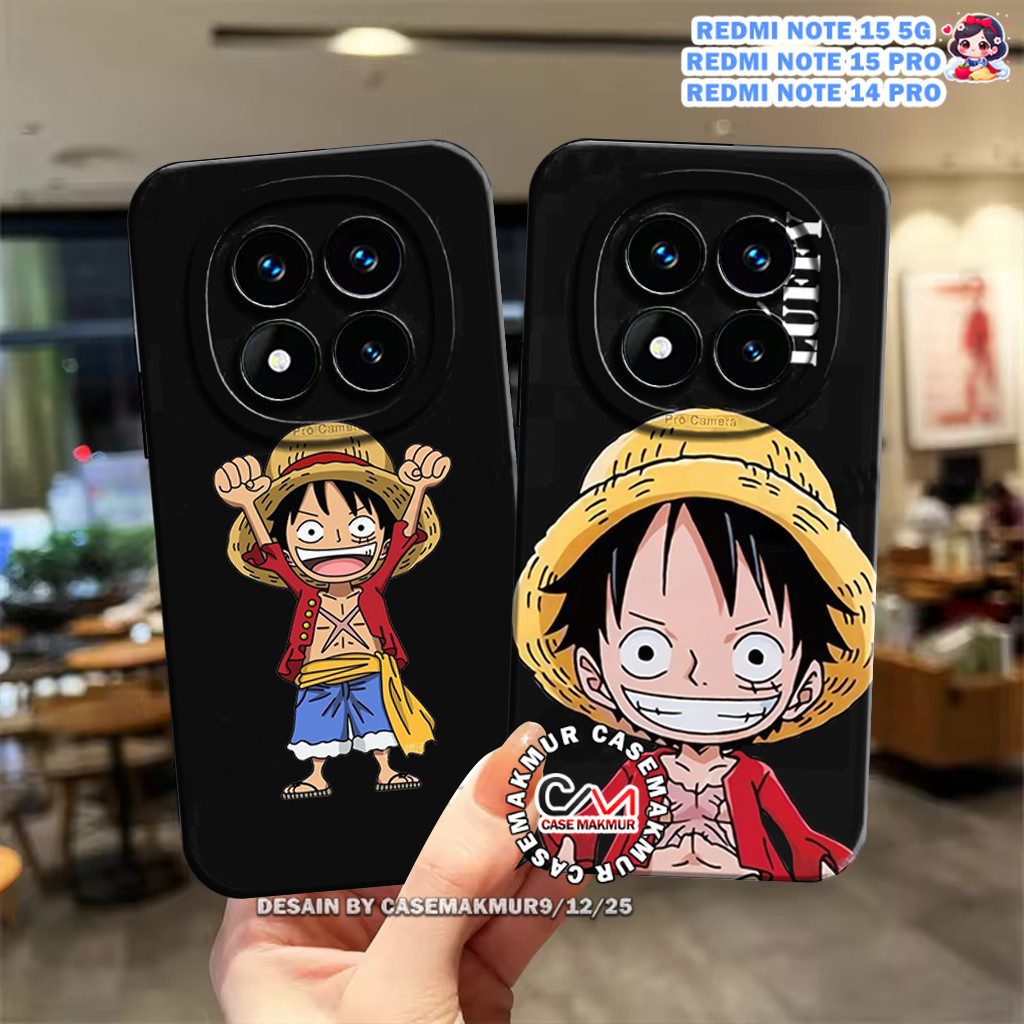 Case Karakter For Redmi Note 15 5g / Note 15 Pro / Note 14 Pro - Softcase Lentur - Anti Slip
