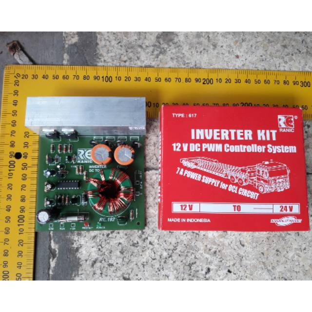 Kit iverter dc 12 v sampai 24 v kit audio elektronik sound system 617