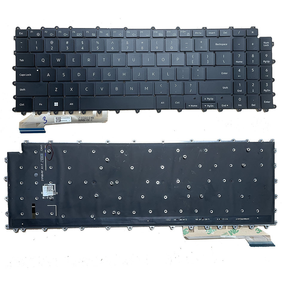 US Replacement Laptop Keyboard For Samsung Galaxy Book Pro 360 950QDB NP950QDB NP950QED with backlit