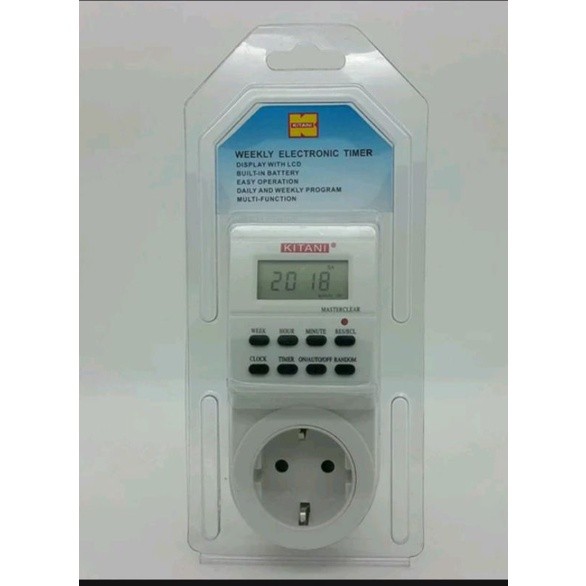 timer digital kitani stop kontak otomatis saklar on off colokan listrik steker terminal digitalTimer