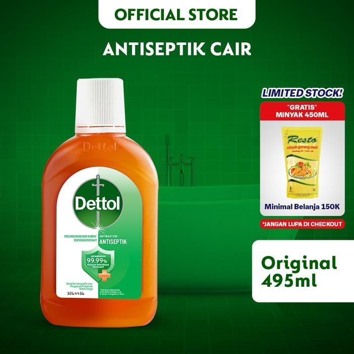 Dettol Cairan Antiseptik 495ml - Cairan Antiseptik