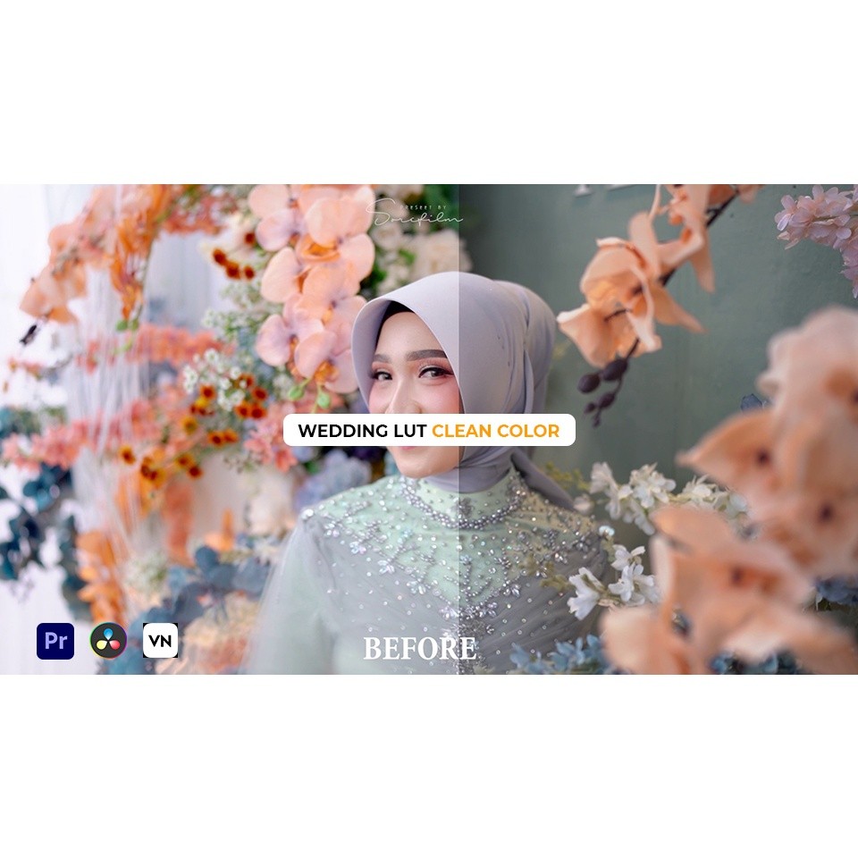 Wedding LUTs Clean  Untuk Adobe Premiere Pro VN dan Davinci Resolve | Android iOS PC