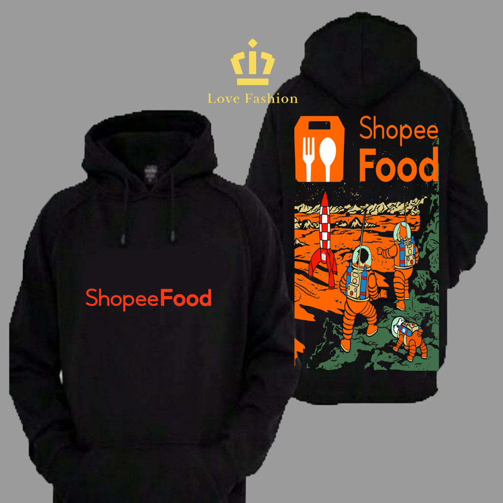 Sweater Hoodie Distro ShopeeFood Apollo Paket Meluncur 24 Jam Premium Terbaru