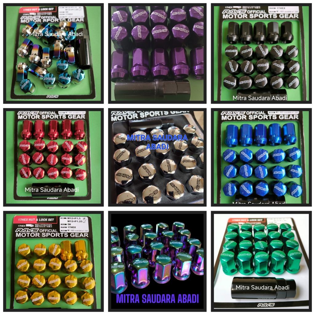 Mur roda mobil mur baut racing rays official