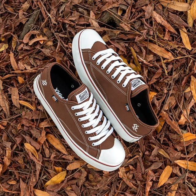 Sepatu Geoff Max Timeless Low Brown White | Sepatu Pria | Sepatu Wanita