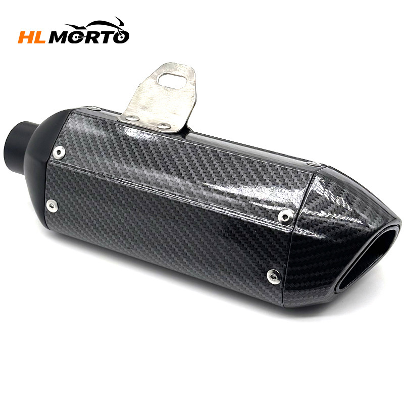 28mm Motorcycle Exhaust Muffler Pipe Exhaust For Honda Yamaha 125cc 150cc 160cc ATV Motocross rt Pit