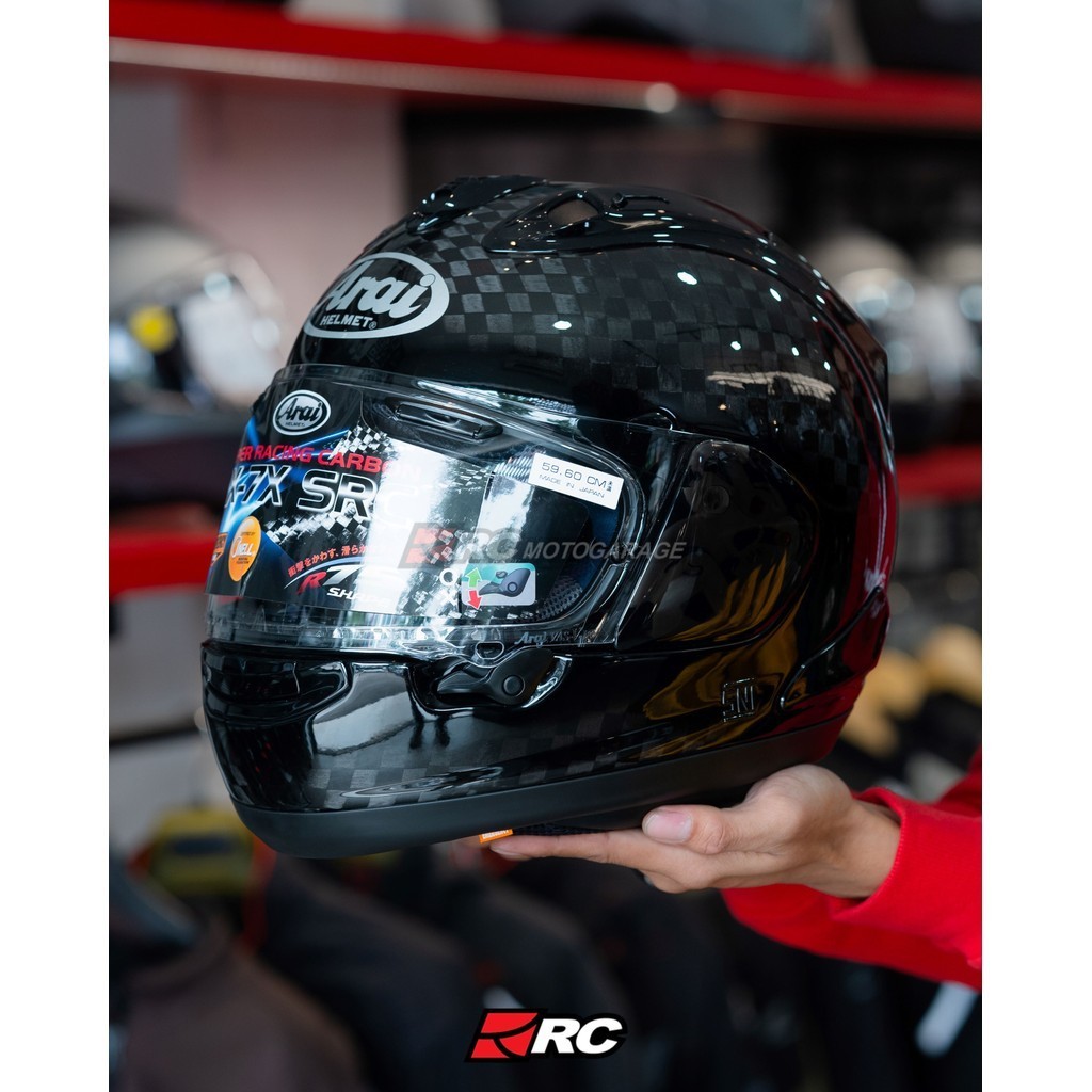Helm Motor Full Face - Arai RX7X SRC Super Racing Carbon Original