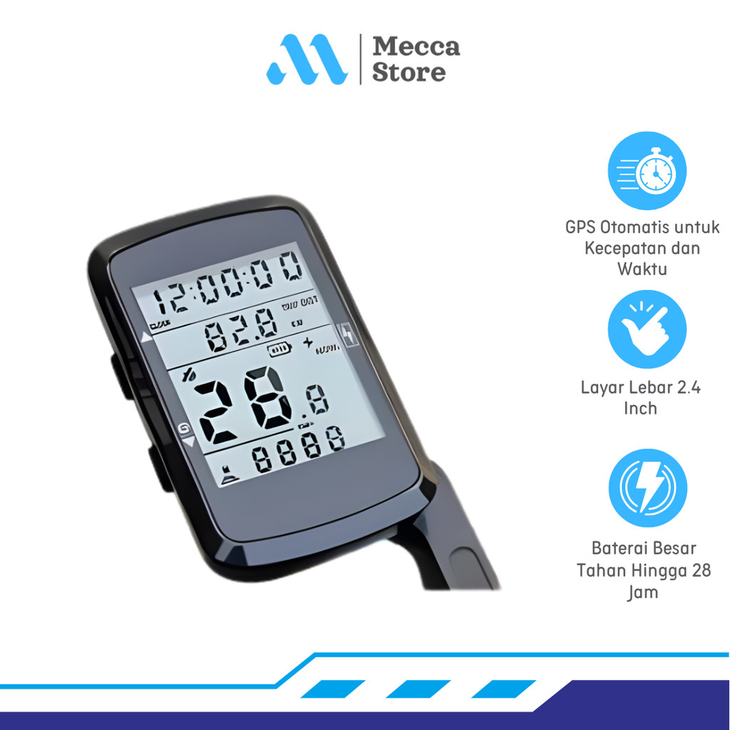 Speedometer Sepeda Wireless Bicycle GPS Bike Rechargeable