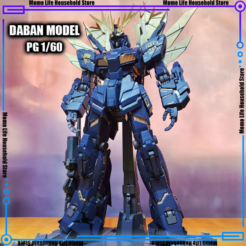 New DABAN PG 1/60 Reprint Rx-02 Unicorn 02 Banshee Assembly Model Plastic Skeleton Anime Action Figu
