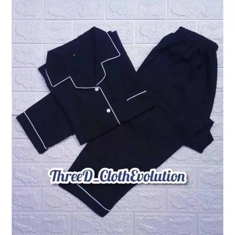 FURIBOMBA Piyama Polos Baju Tidur Pria/ Wanita Remaja/Dewasa Katun PP Harga Grosir