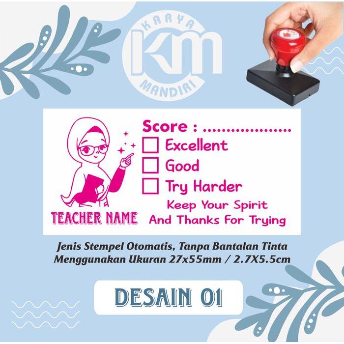 stempel nilai guru reward - DESAIN 1