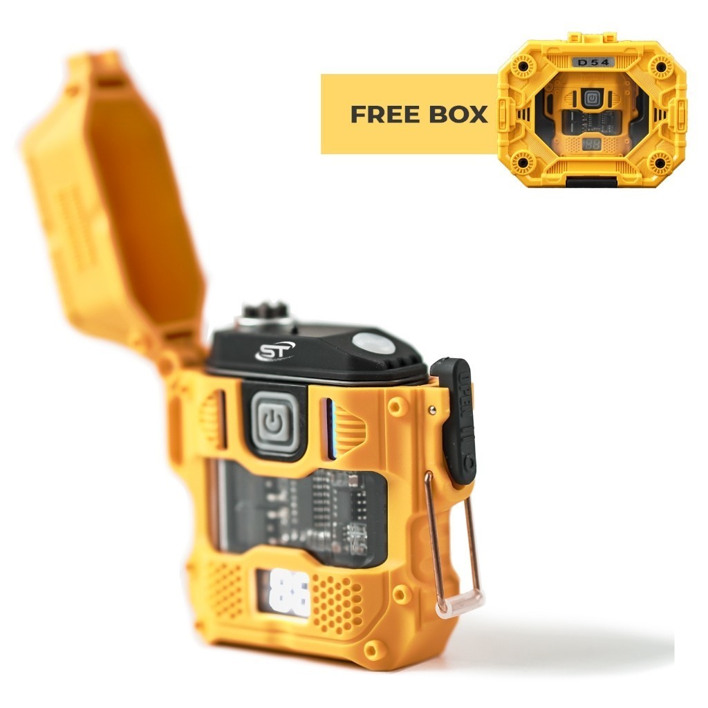 Korek Api Elektrik Senter Led 3 Mode Portable Lamp Lampu Key chain Free BOX D54