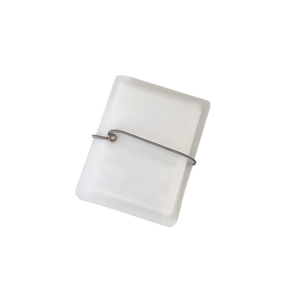 Simple 12/15 Grids 3 Inch Photocards Holder Foldable Tie Strap Design Idol Card Collection Binder Fr