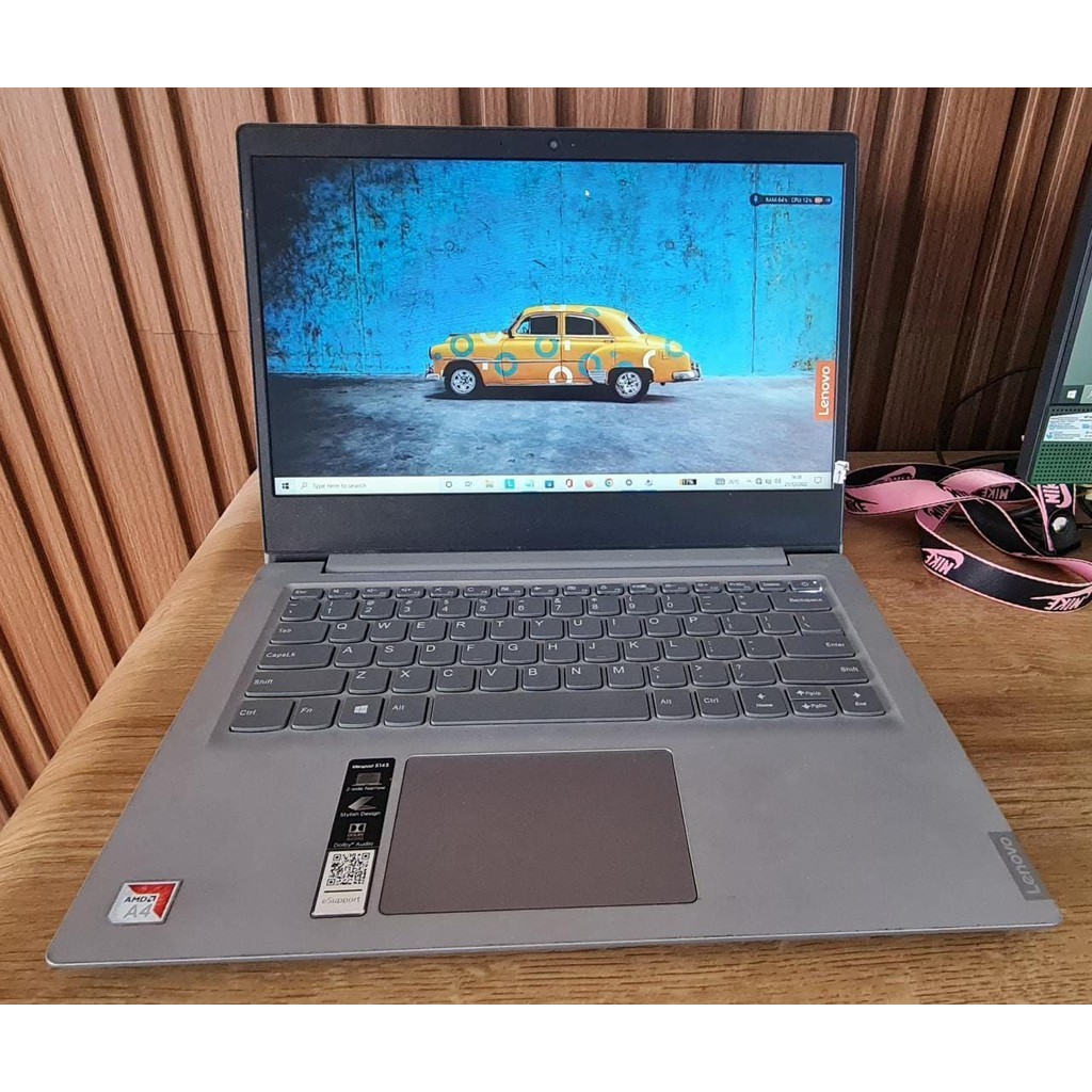 Laptop Lenovo ideapad S145 Amd A4-9125  Vga Amd Radeon R3 RAM 4GB/SSD 128/HDD 500Gb Graphic Windows 