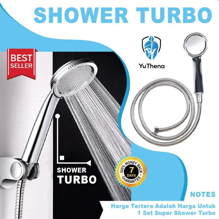 NEW Super Shower Hemat Air Murah - Hand Shower Shower Mandi Turbo PREMIUM