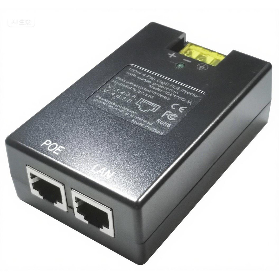 For starlink gen2gen3 gigabit  POE injector150W4857Vdc in,4857V POE out6KV surge