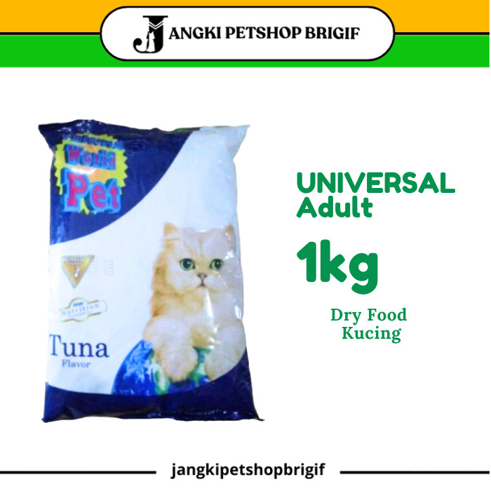 Universal Tuna 1kg Dry Cat Food Makanan Kucing Dewasa