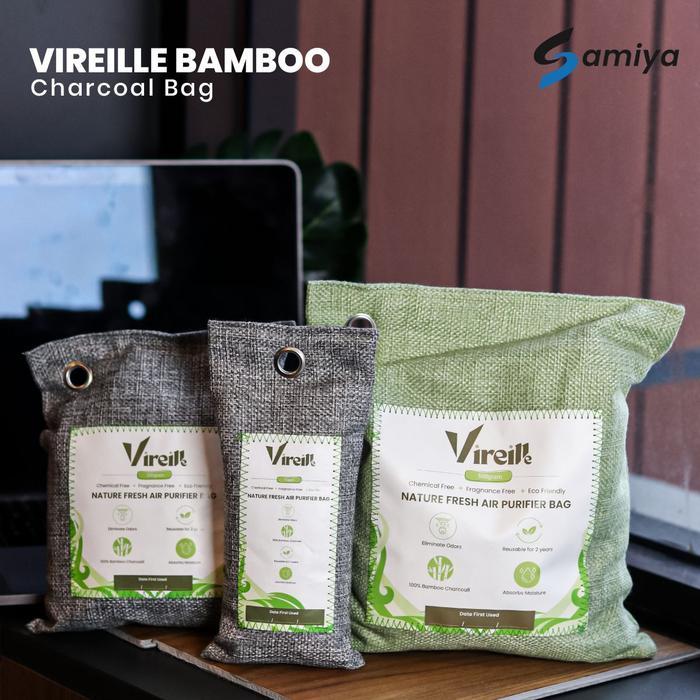 (Onix Electronic) Vireille natural air purifier bag bamboo charcoal / penyerap bau lembab ruangan pe