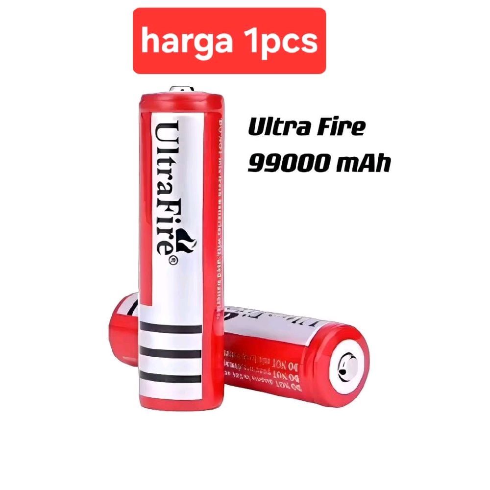 Baterai UltroFite GH18650 6800mAh 3.7V li-ion Baterai Cas Baterry Rechargeable