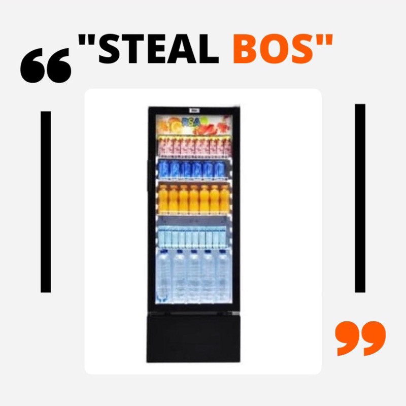 Showcase agate 240 RSA 4 rak showcase Rsa 222 liter AGATE 240Murah