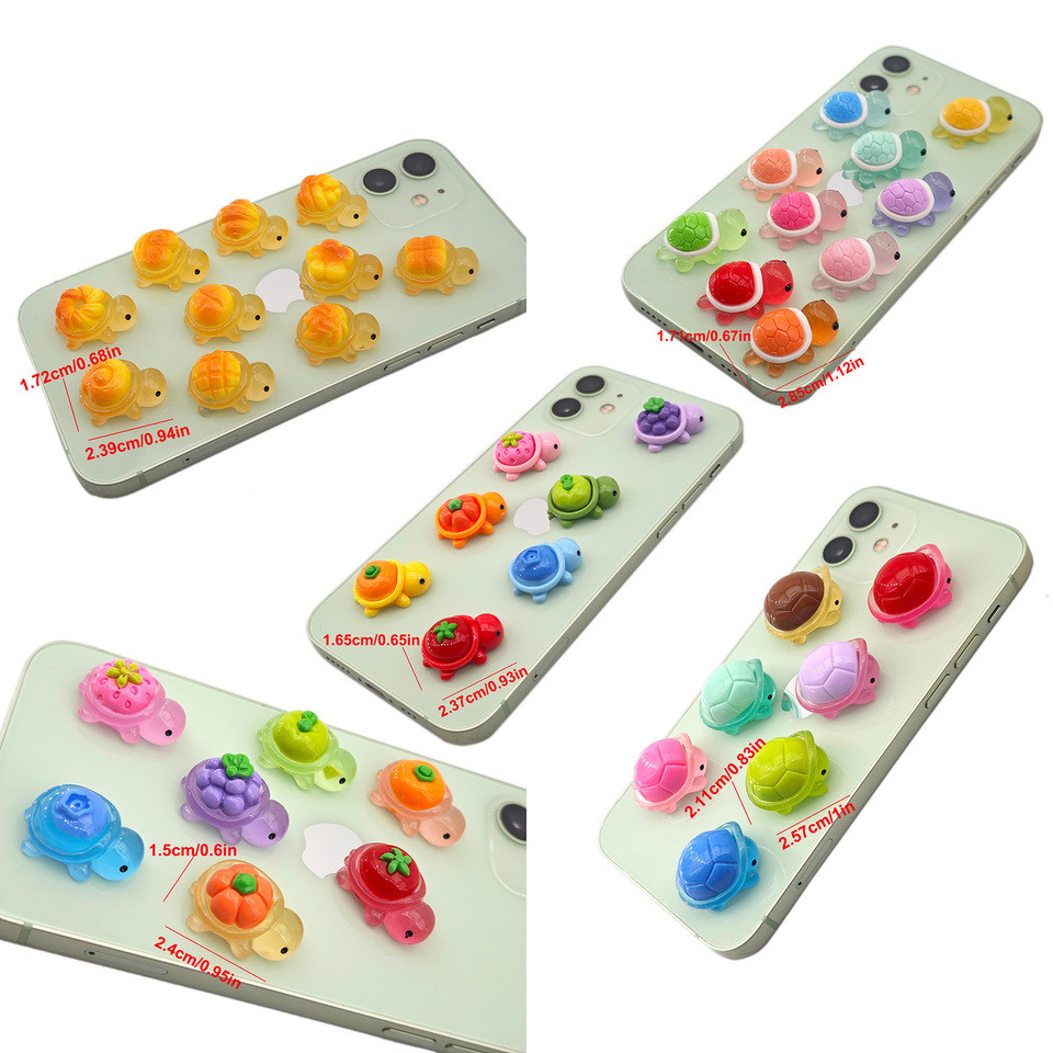 Mini Ocean Resin Turtle Animals Tiny Sea Animals Figurines Marine Miniature Animals Aquarium Ornamen